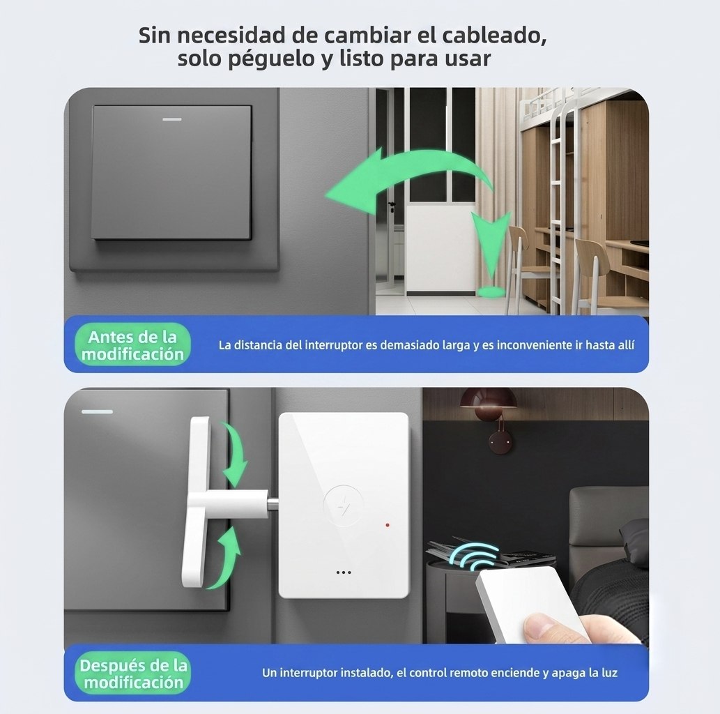 Control remoto inalámbrico para luces